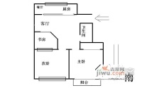 華海園3室1廳1衛120㎡戶型圖