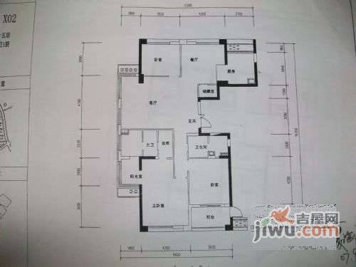 江南摩卡小区4室2厅3卫196㎡户型图