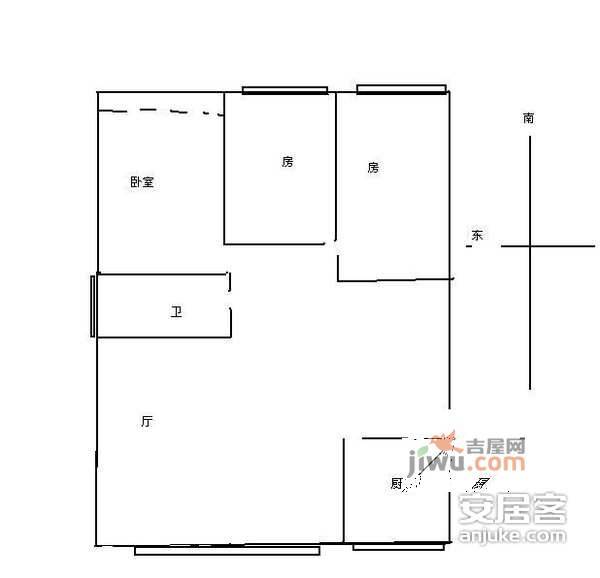 协安上郡3室2厅2卫172㎡户型图