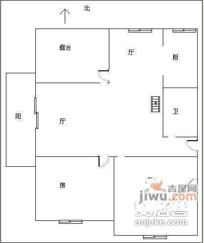 铭雅苑东区4室2厅2卫188㎡户型图