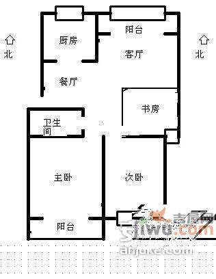 温兴风情苑3室2厅1卫111㎡户型图