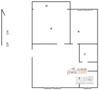 新世纪花苑2室2厅1卫104㎡户型图