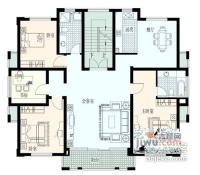 广厦天都城天风苑4室2厅2卫177㎡户型图