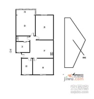 近江八园3室1厅1卫87㎡户型图