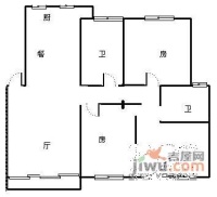 星洲翠谷5室3厅3卫230㎡户型图