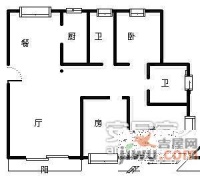 星洲翠谷4室2厅2卫138㎡户型图