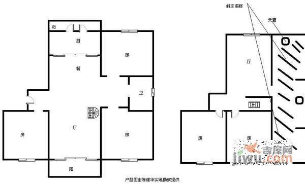 三墩颐景园荷风苑5室3厅2卫220㎡户型图