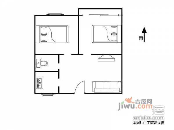 景芳六区2室1厅1卫135㎡户型图