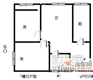 景芳六区2室2厅1卫180㎡户型图