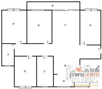 耀江文鼎苑4室2厅2卫330㎡户型图