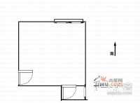 耀江文鼎苑1室0厅1卫户型图