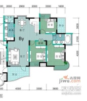 耀江文鼎苑5室3厅3卫300㎡户型图