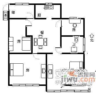 山水人家4室3厅2卫169㎡户型图