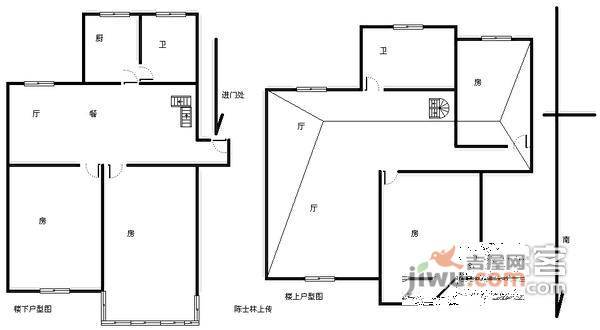 桂花城4室3厅2卫户型图