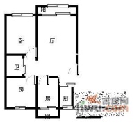 桂花城3室1厅1卫户型图