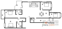 江南豪园4室2厅2卫230㎡户型图