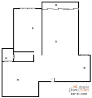 白马尊邸2室1厅1卫256㎡户型图