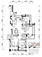 滨江万家花城4室2厅2卫162㎡户型图