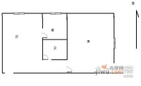 白荡海人家1室1厅1卫53㎡户型图