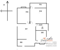 新星小区3室1厅1卫96㎡户型图