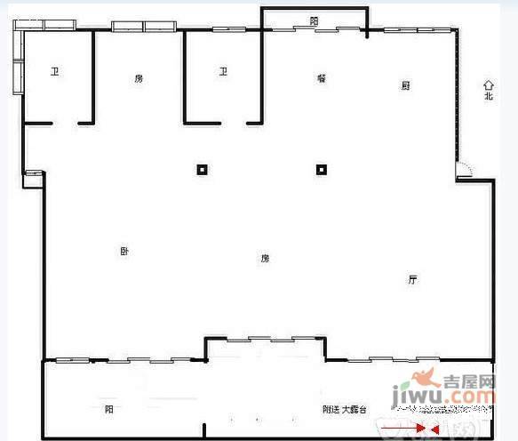 翡翠城4室2厅3卫256㎡户型图