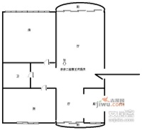 亲亲家园一期2室1厅1卫101㎡户型图