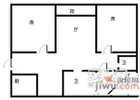 亲亲家园一期2室2厅2卫103㎡户型图