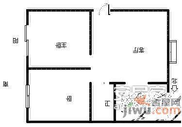 庭院深深2室2厅1卫117㎡户型图