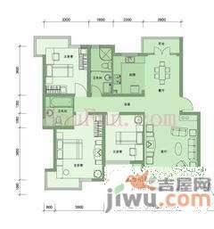 爵士风情雅兰苑4室3厅2卫191㎡户型图