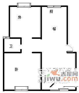 闲林山水丹枫苑3室2厅1卫99㎡户型图