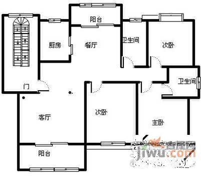 闲林山水丹枫苑5室2厅2卫242㎡户型图