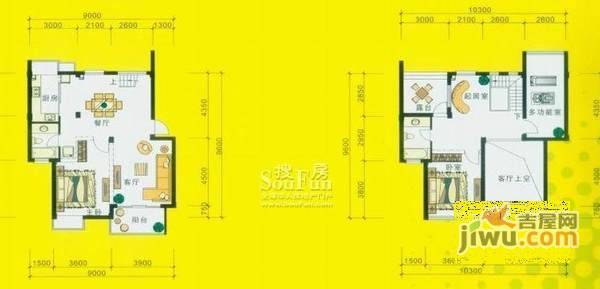 闲林山水丹枫苑4室3厅2卫180㎡户型图