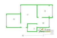 金昌花园2室1厅1卫82㎡户型图