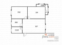 长江日报路小区2室1厅1卫72㎡户型图