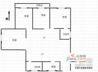 湖边公寓4室2厅2卫205㎡户型图