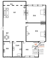 云顶居3室2厅1卫143㎡户型图