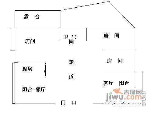 万豪水岸枫林3室2厅1卫134㎡户型图