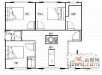 鹤园小区3室2厅2卫户型图