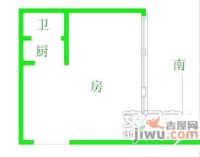 长盛大厦1室1厅1卫32㎡户型图