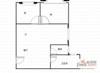 顶秀嘉园2室2厅1卫125㎡户型图