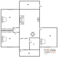 小南湖芬香园3室1厅1卫户型图