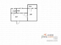 中山社区1室1厅1卫户型图