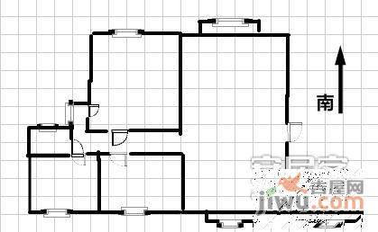 和盛世家3室2厅2卫户型图