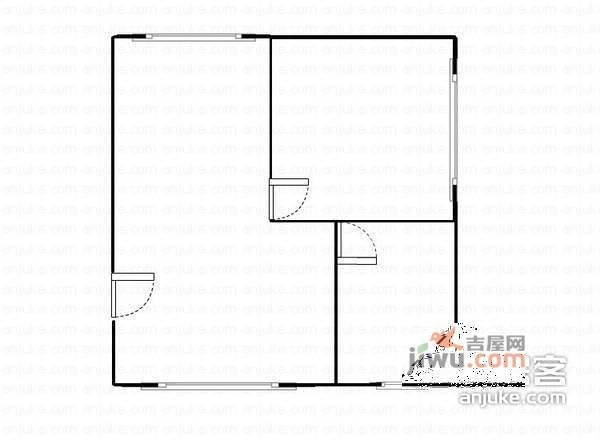 碧湖花园2室1厅1卫85㎡户型图