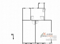 关南小区2室1厅1卫63㎡户型图