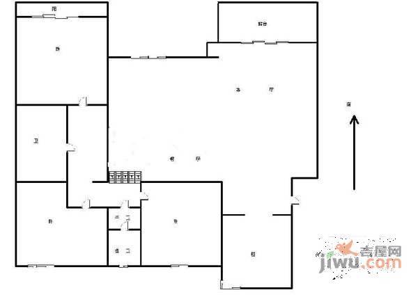 万科魅力之城3室2厅2卫137㎡户型图