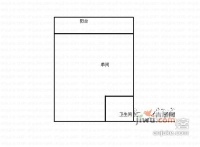 新域柠檬特区1室0厅1卫户型图