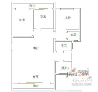 安顺家园3室2厅2卫132㎡户型图