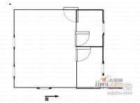 狮城风华新都1室2厅1卫64㎡户型图