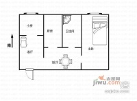 狮城风华新都2室2厅1卫100㎡户型图